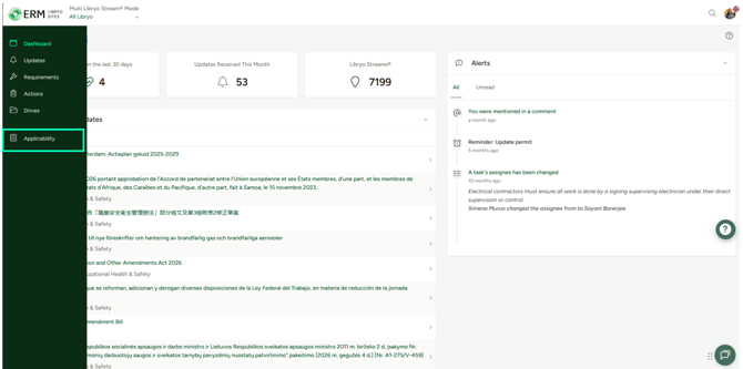Multi-stream applicability