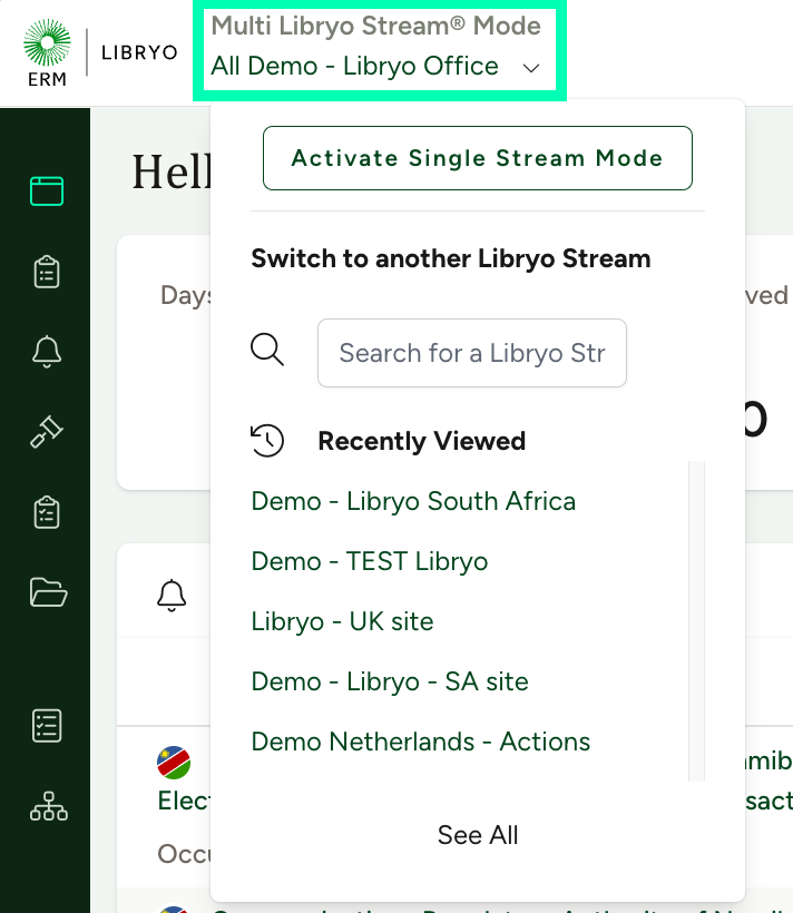 Multi Stream Store Login Multi Stream Mode